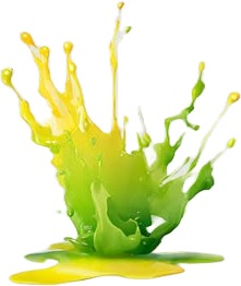 a green liquid splashing on a white background.jpg
